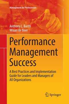 Couverture de l’ouvrage Performance Management Success
