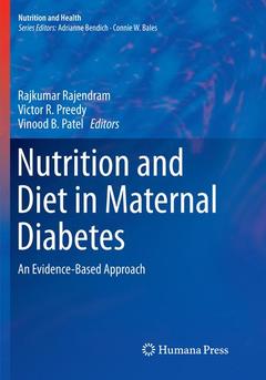 Couverture de l’ouvrage Nutrition and Diet in Maternal Diabetes
