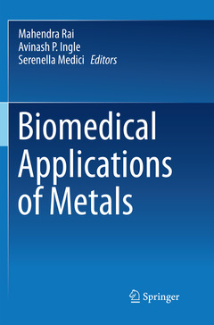 Couverture de l’ouvrage Biomedical Applications of Metals