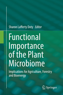 Couverture de l’ouvrage Functional Importance of the Plant Microbiome