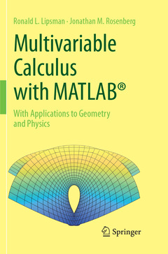 Couverture de l’ouvrage Multivariable Calculus with MATLAB® 