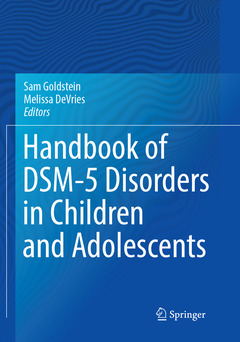 Couverture de l’ouvrage Handbook of DSM-5 Disorders in Children and Adolescents