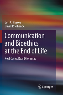 Cover of the book Communication and Bioethics at the End of Life