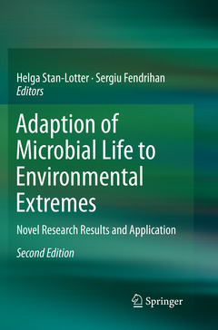 Couverture de l’ouvrage Adaption of Microbial Life to Environmental Extremes