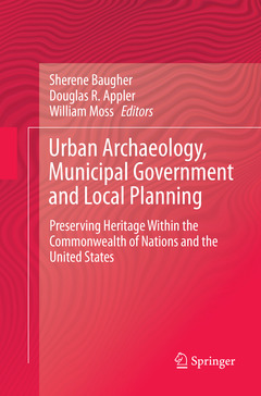 Couverture de l’ouvrage Urban Archaeology, Municipal Government and Local Planning