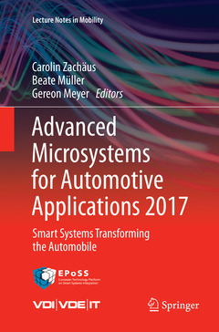 Couverture de l’ouvrage Advanced Microsystems for Automotive Applications 2017