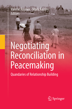 Couverture de l’ouvrage Negotiating Reconciliation in Peacemaking