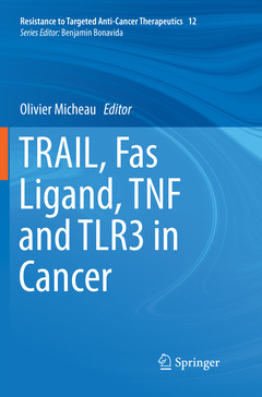 Couverture de l’ouvrage TRAIL, Fas Ligand, TNF and TLR3 in Cancer