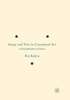 Couverture de l’ouvrage Image and Text in Conceptual Art