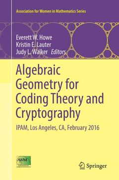 Couverture de l’ouvrage Algebraic Geometry for Coding Theory and Cryptography