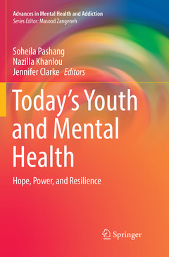 Couverture de l’ouvrage Today’s Youth and Mental Health
