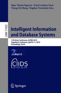 Couverture de l’ouvrage Intelligent Information and Database Systems
