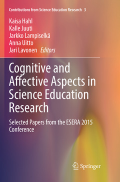 Couverture de l’ouvrage Cognitive and Affective Aspects in Science Education Research