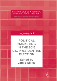 Couverture de l’ouvrage Political Marketing in the 2016 U.S. Presidential Election