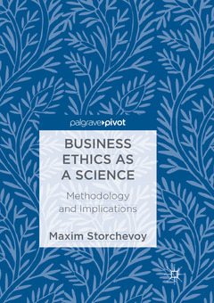 Couverture de l’ouvrage Business Ethics as a Science