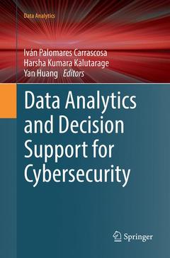 Couverture de l’ouvrage Data Analytics and Decision Support for Cybersecurity