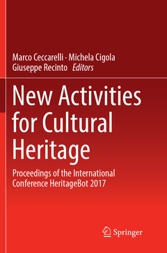 Couverture de l’ouvrage New Activities For Cultural Heritage