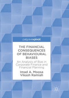 Couverture de l’ouvrage The Financial Consequences of Behavioural Biases