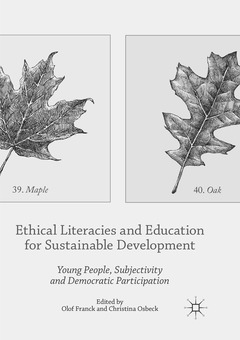 Couverture de l’ouvrage Ethical Literacies and Education for Sustainable Development