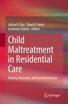 Couverture de l’ouvrage Child Maltreatment in Residential Care