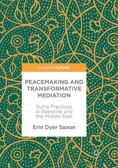 Couverture de l’ouvrage Peacemaking and Transformative Mediation