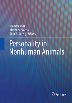 Couverture de l’ouvrage Personality in Nonhuman Animals