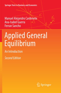 Couverture de l’ouvrage Applied General Equilibrium