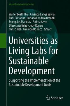 Couverture de l’ouvrage Universities as Living Labs for Sustainable Development