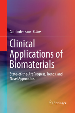 Couverture de l’ouvrage Clinical Applications of Biomaterials