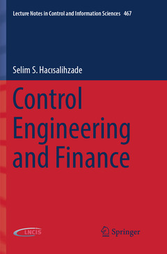 Couverture de l’ouvrage Control Engineering and Finance