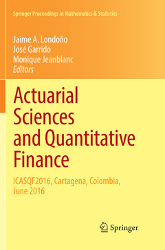 Couverture de l’ouvrage Actuarial Sciences and Quantitative Finance