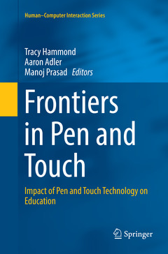 Couverture de l’ouvrage Frontiers in Pen and Touch