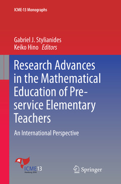 Cover of the book Research Advances in the Mathematical Education of Pre-service Elementary Teachers
