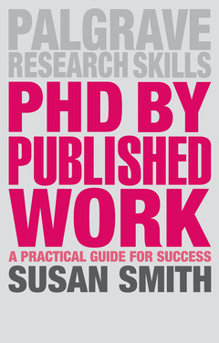 Couverture de l’ouvrage PhD by Published Work