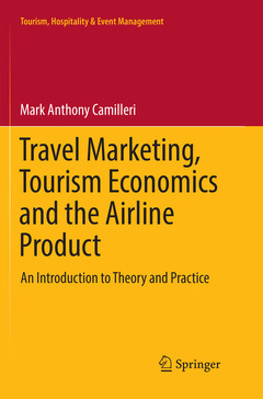 Couverture de l’ouvrage Travel Marketing, Tourism Economics and the Airline Product