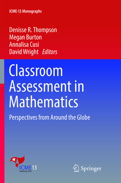 Couverture de l’ouvrage Classroom Assessment in Mathematics