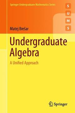 Couverture de l’ouvrage Undergraduate Algebra