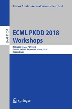Cover of the book ECML PKDD 2018 Workshops