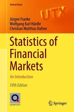 Cover of the book Statistics of Financial Markets