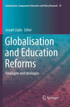 Couverture de l’ouvrage Globalisation and Education Reforms