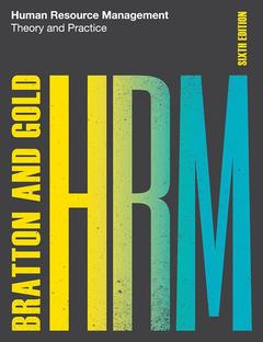 Couverture de l’ouvrage Human Resource Management, 6th edition