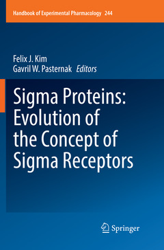 Couverture de l’ouvrage Sigma Proteins: Evolution of the Concept of Sigma Receptors