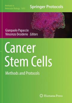 Couverture de l’ouvrage Cancer Stem Cells