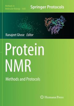 Couverture de l’ouvrage Protein NMR