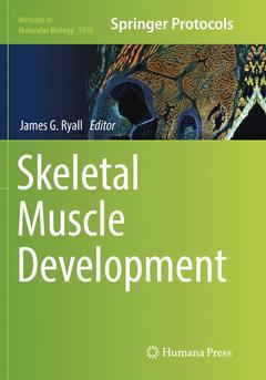 Couverture de l’ouvrage Skeletal Muscle Development
