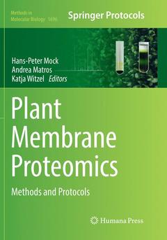 Couverture de l’ouvrage Plant Membrane Proteomics