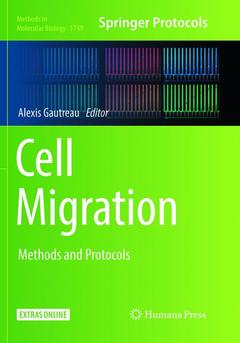 Couverture de l’ouvrage Cell Migration