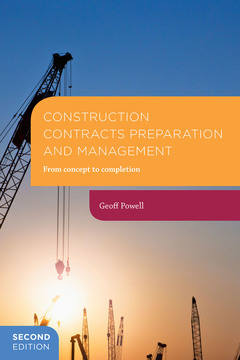 Couverture de l’ouvrage Construction Contract Preparation and Management