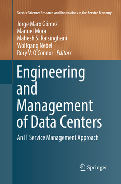 Couverture de l’ouvrage Engineering and Management of Data Centers