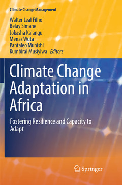 Couverture de l’ouvrage Climate Change Adaptation in Africa